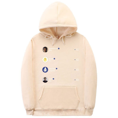 Oversized Men's Hooded Sweater - Relaxed Fit, Fleece Casual