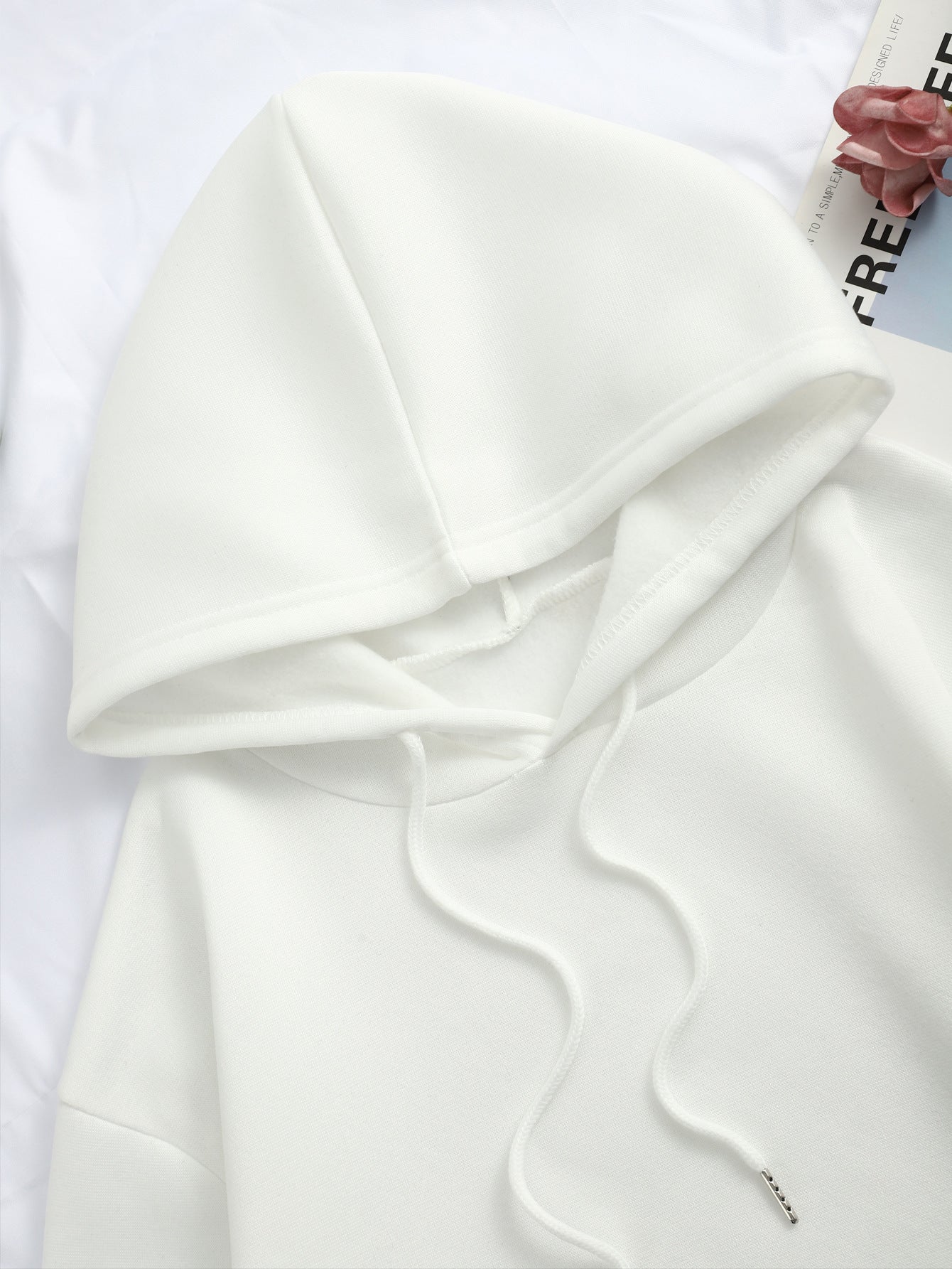 Soft Women Oversized Hoodie - Drop Shoulder, Polyester