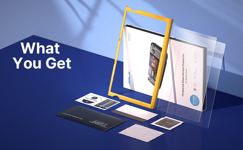 Protector de pantalla mate OLED para Steam Deck paquete de 2 kit antirreflejos