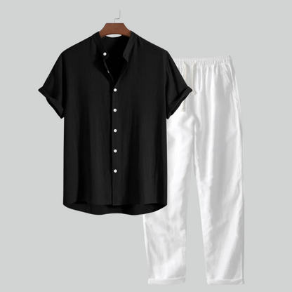 Herre afslappet løstsiddende stranddragt to-delt sæt til sommerferier