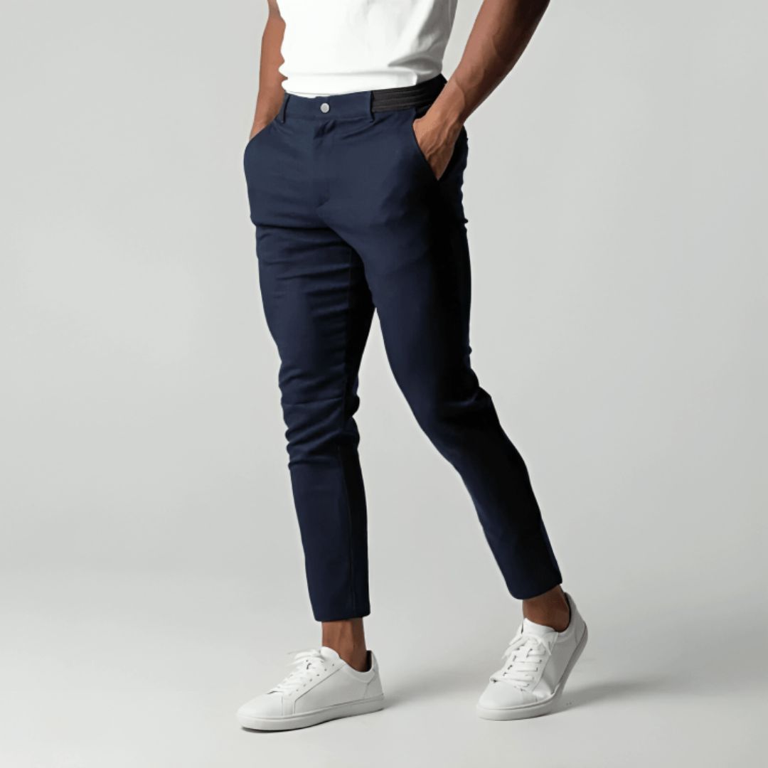 Variant image for Men's Stretch Pants, Ultra-Stretch Fabric, Comfortable Fit for Work and Casual Wear, Available in Slim, Regular, and Relaxed Styles-6