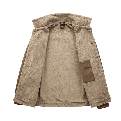 Varm Mysig Herrjacka - Midjelång Manchesterteddy