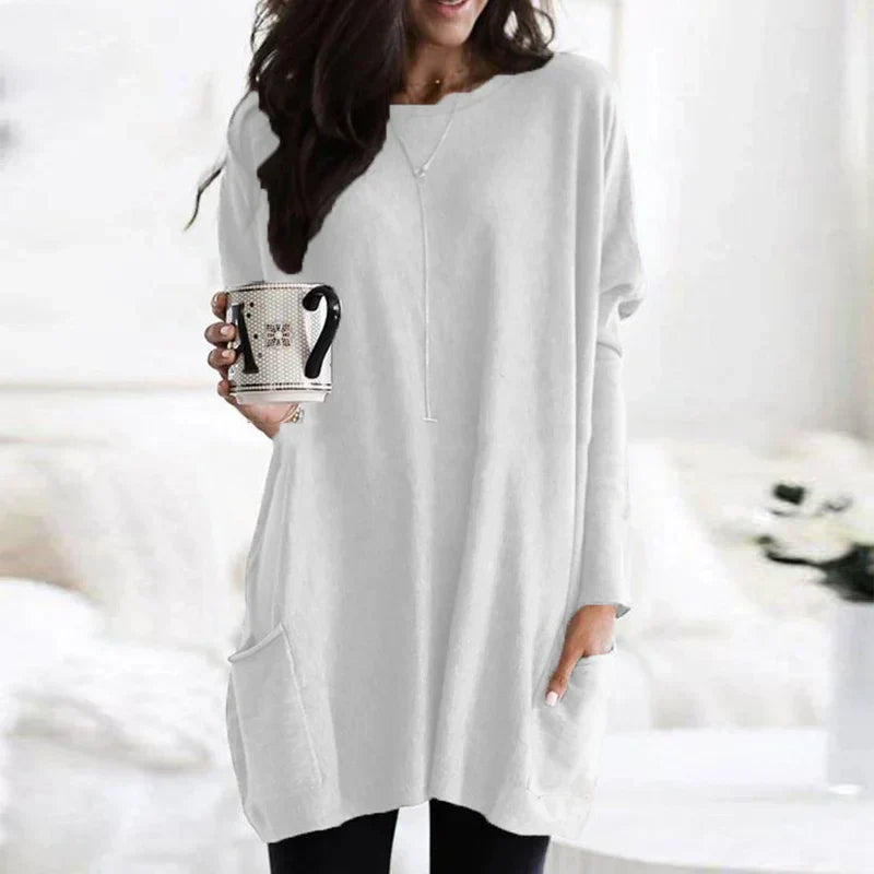 Soft Relaxed Women’s Tunic Sweater - Tunic, Knit, Casual