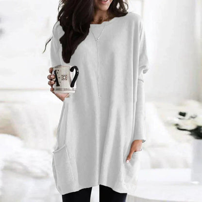 Soft Relaxed Women’s Tunic Sweater - Tunic, Knit, Casual