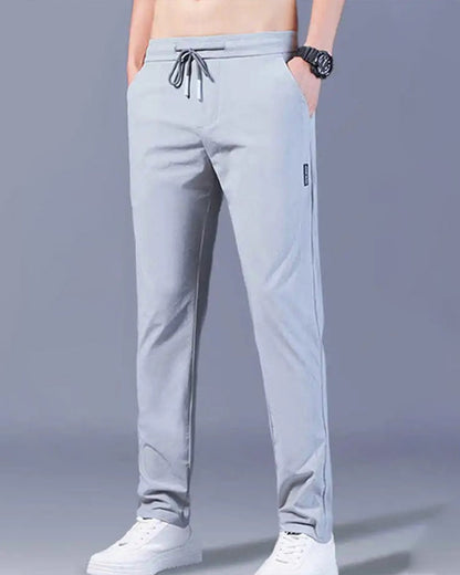 Men's Casual Leisure Pants with Quick-Drying Technology and Flexible Stretch Fabric, Perfect for Active Lifestyle-2