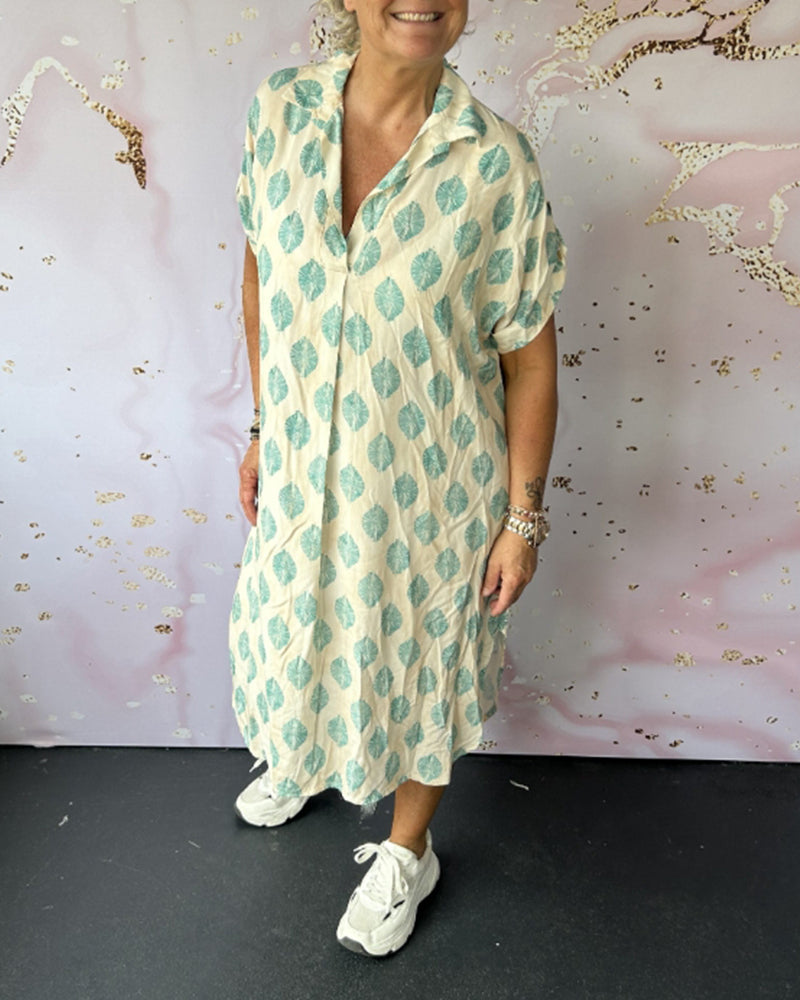 Plus Size Women's Summer Dress, Airy Loose Fit with Breathable Fabric, Available in Natural Colors S to 3XL-4