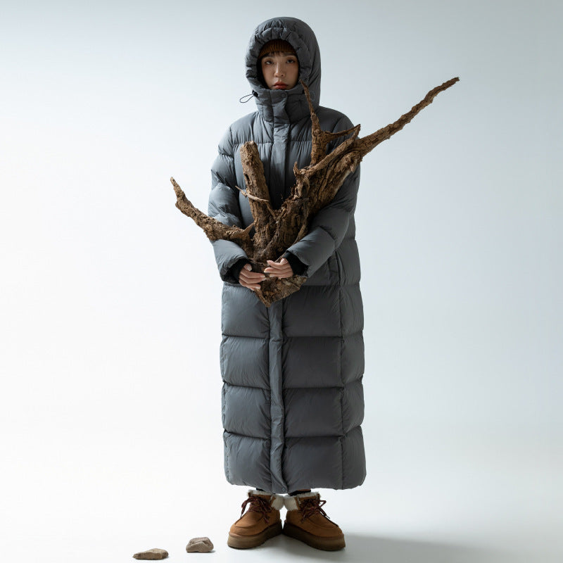 Insulating Women’s Down Coat - Ultra Long Goose Down