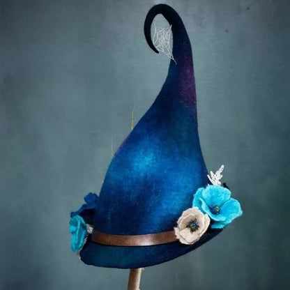 Witch Hat Felt Merino Handmade Halloween 2025 Costume