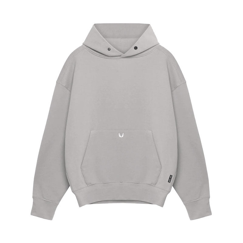 Oversized Relaxed Men's Pullover Hoodie - Cotton, Casual