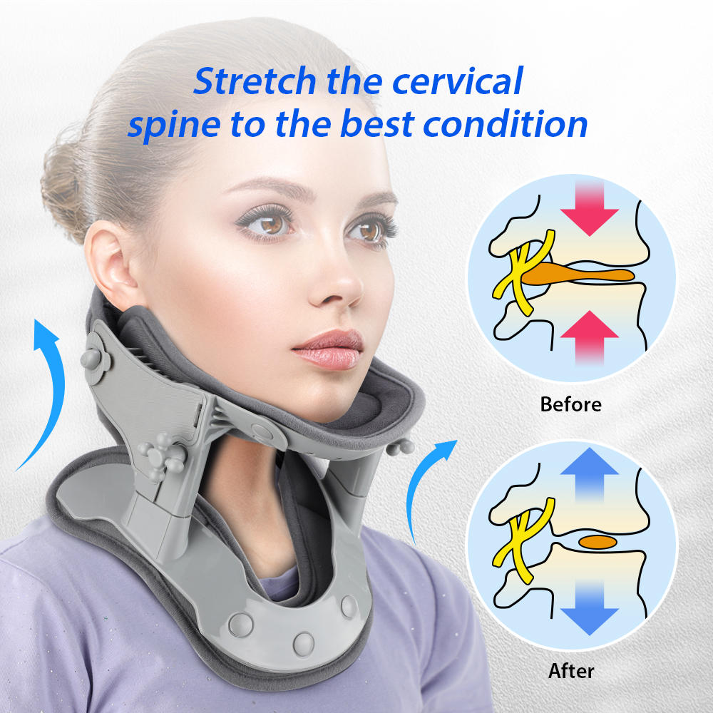 Dispositif de traction cervicale – Décompression par thérapie thermique à airbag, soulagement de la douleur automne 2025