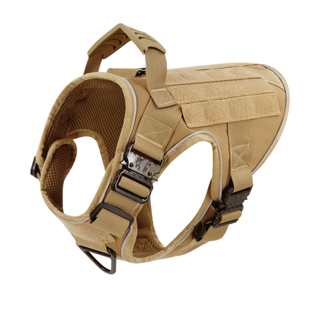 Dog Harness No-Pull Tactical Front Clip With 4 Quick-Release Buckles Reflective Strips Top Handle Fall 2025