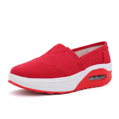 Lightweight, durable women's canvas slip-on shoes – slip-on, canvas, everyday wear