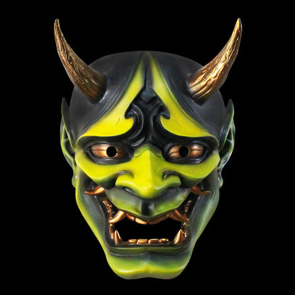 Harpiks Demon Maske Fullt Ansikt Hornet Cosplay Halloween 2025