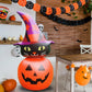 3.8ft Halloween Inflatable Pumpkin Cat with Flashing Light – Easy Setup Yard Decor