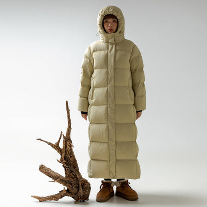 Insulating Women’s Down Coat - Ultra Long Goose Down
