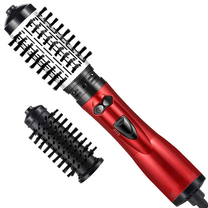 3-in-1 Rotating Hair Dryer and Styler with Adjustable Temperature for Effortless Curls and Waves