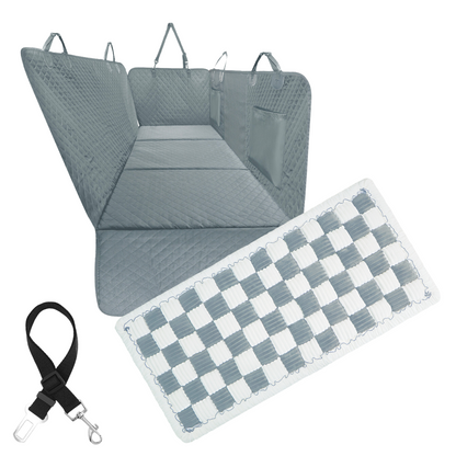 Copertura per Seggiolino Auto Amaca Impermeabile Protettore con Tasche Portaoggetti e Finestra in Rete per Auto e Camion Regalo Autunno 2025