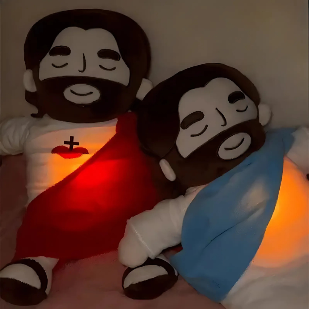 Blød Beroligende Åndedræts Jesus Plysdyr til Børns Sengetid