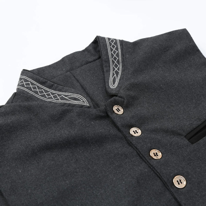 Elegant Men's Vest for Formal and Festive Occasions, Stylish Design for Versatile Wear-5