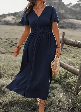 Variant image for Elegant Lightweight Summer Dress for Women with Flattering Silhouette, Versatile Design for Casual or Formal Events-9