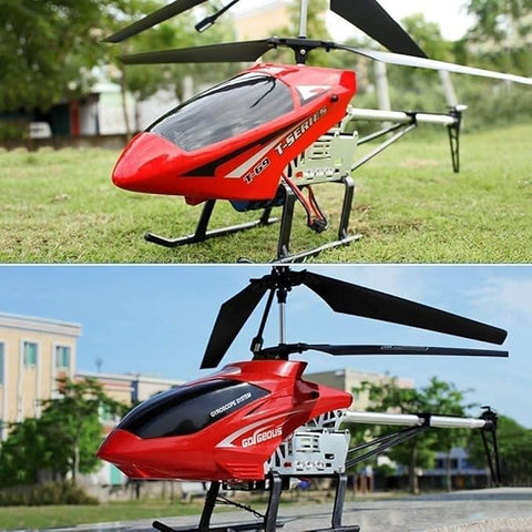 Extra Large 3.5CH Remote Control Helicopter - Durable Outdoor Drone Toy for Kids, 80cm Model