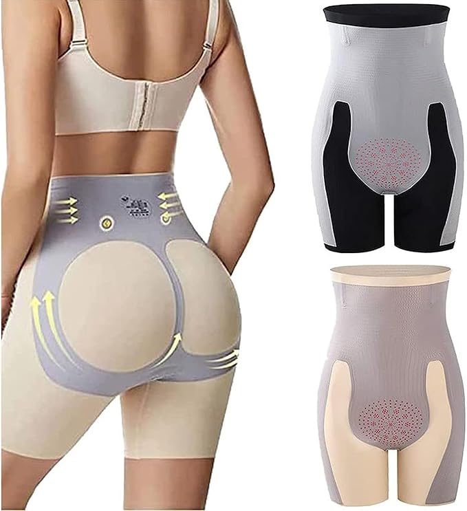 High Waist Tummy Control Shapewear Shorts for Women, Breathable Compression Shorts for a Flattering Silhouette, Sizes M-2XL-3