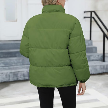 Insulating Women's Puffer Jacket - Quilted, For Winter