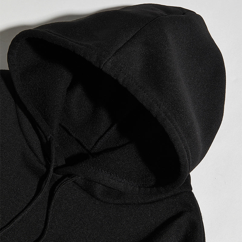 Oversized Women's Hoodie - Loose Back Print, Polyester