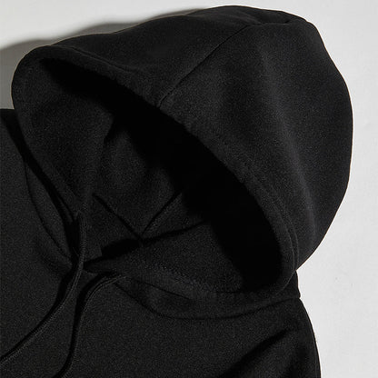 Oversized Women's Hoodie - Loose Back Print, Polyester