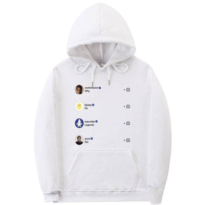 Oversized Men's Hooded Sweater - Relaxed Fit, Fleece Casual