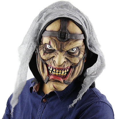 Halloween Zombie Mask Realistisk Latex Cosplay Spöklik