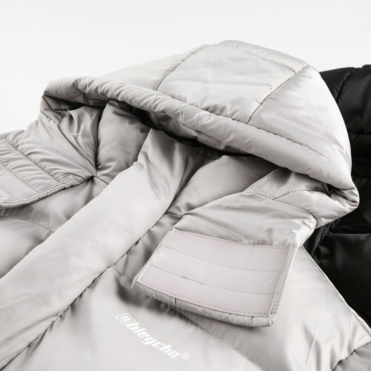 Warm Cozy Puffer Jacket - Oversized Boxy, Polyester