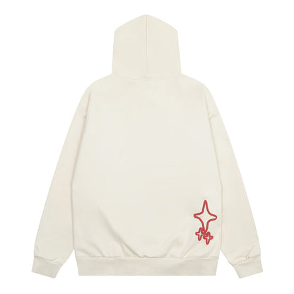 Oversized Men’s Hooded Cardigan - Zip, Cotton, Autumn