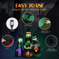 6ft Halloween Inflatable Witches Around Cauldron with LED Lights – Spooky Outdoor Yard Decoration