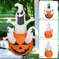 6ft Halloween Inflatable Ghost Popping Out of Pumpkin with LED Lights – Outdoor Yard Decoration for Spooky Displays