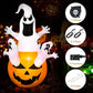 6ft Halloween Inflatable Ghost Popping Out of Pumpkin with LED Lights – Outdoor Yard Decoration for Spooky Displays