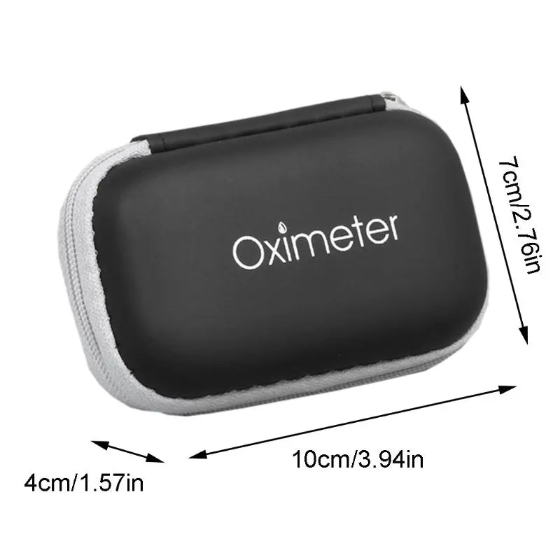 Oximeter Rejseetui Kompakt Beskyttende Skal Letvægt
