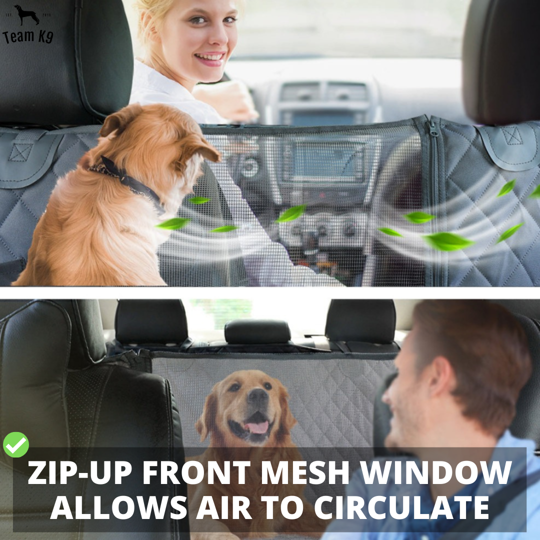 Autositz Hängemattenbezug, wasserdichter rutschfester Rücksitzschutz mit Taschen, kostenloser Sicherheitsgurt, Herbst 2025 Reise