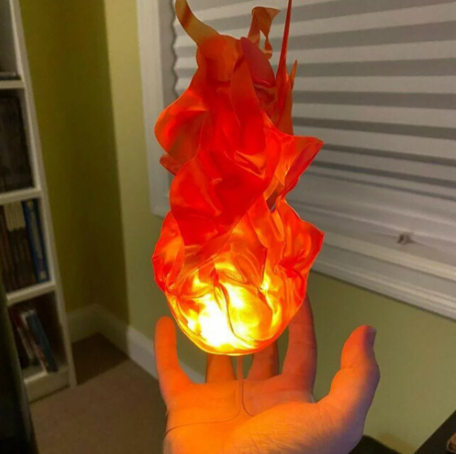 Magical LED Floating Fireball Decoration - Enchanting Halloween Prop for Spooky Parties and Costumes