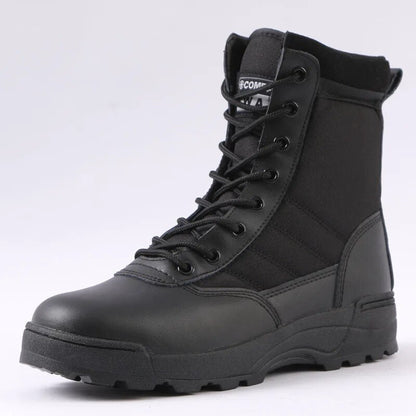 Supportive Men's Tactical Boots - Ankle, Suede, Patrol