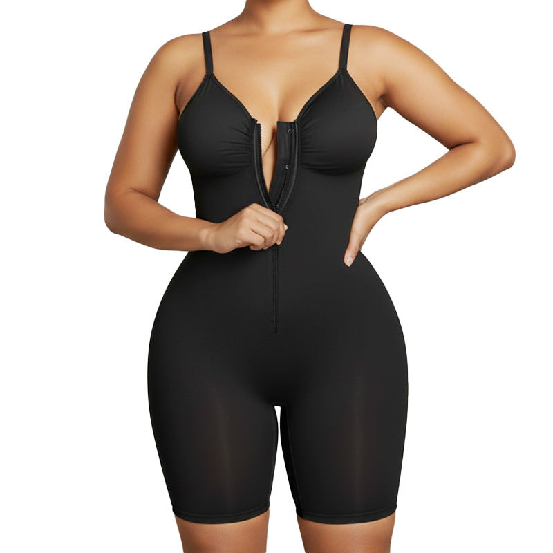 Seamless Women's Shapewear Bodysuit - full-body shaping, spandex blend, everyday wear