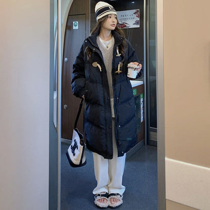 Insulating Women's Down Coat - Oversized Midlength, Winter