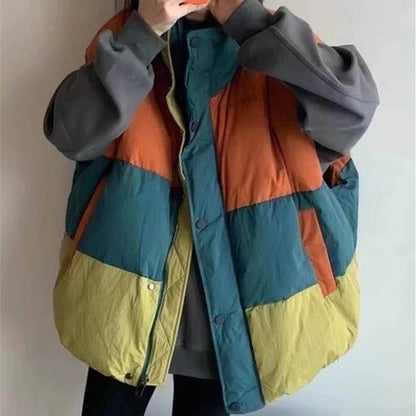 Insulating Women’s Down Vest - Oversized Boxy, Winter