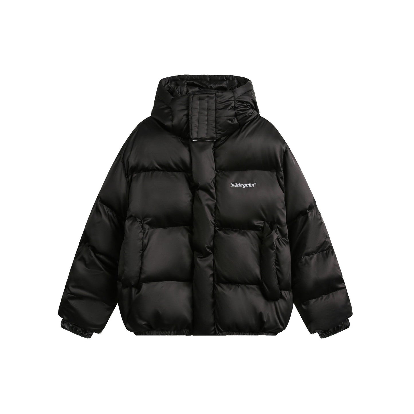 Warm Cozy Puffer Jacket - Oversized Boxy, Polyester