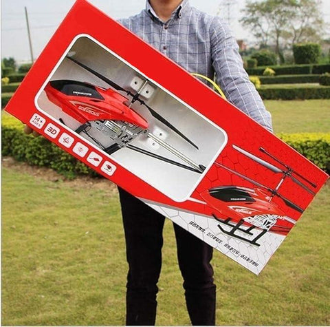 Extra Large 3.5CH Remote Control Helicopter - Durable Outdoor Drone Toy for Kids, 80cm Model