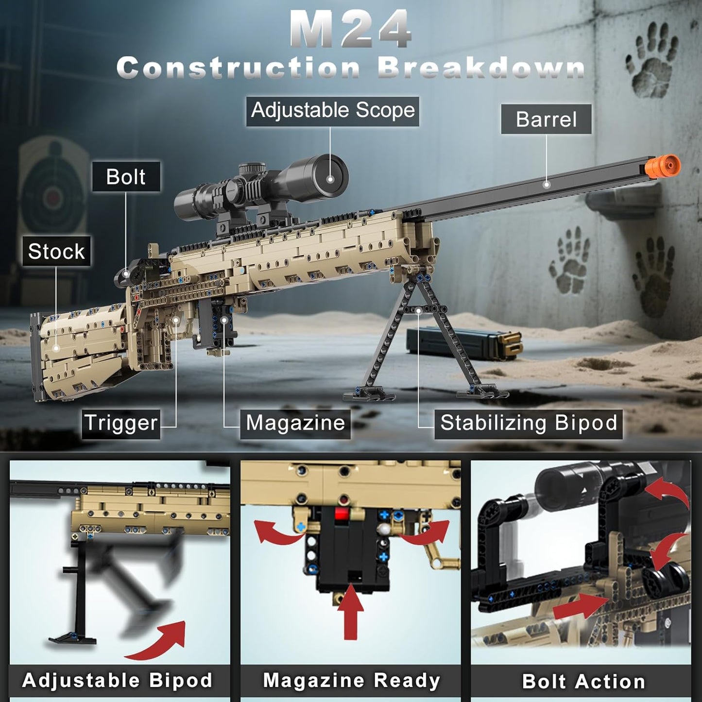M24 Sniper Rifle — Build It Yourself!