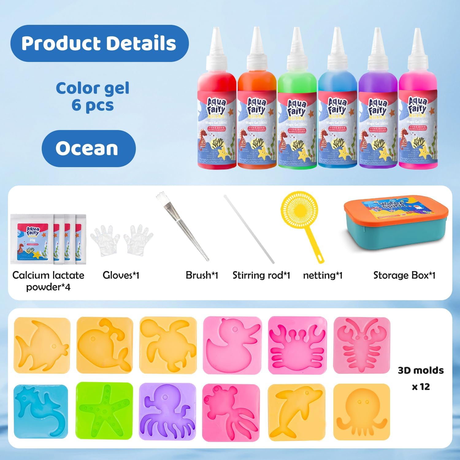 AquaMagic 3D Art Kit – DIY Crafting Set for Kids