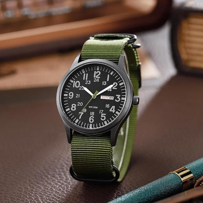 Durable men's outdoor watch – waterproof, scratch-resistant design, for adventure