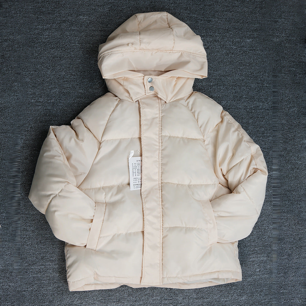 Insulating Women Puffer Coat - Hooded Quilted Poly Winter