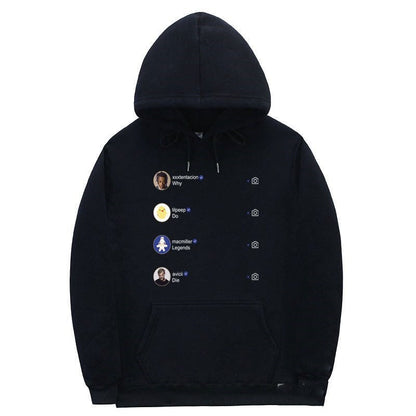 Oversized Men's Hooded Sweater - Relaxed Fit, Fleece Casual